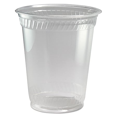 Fabri-Kal Greenware Cold Drink Cups, Squat, 12 oz to 14 oz, Clear, PK1000 9509104